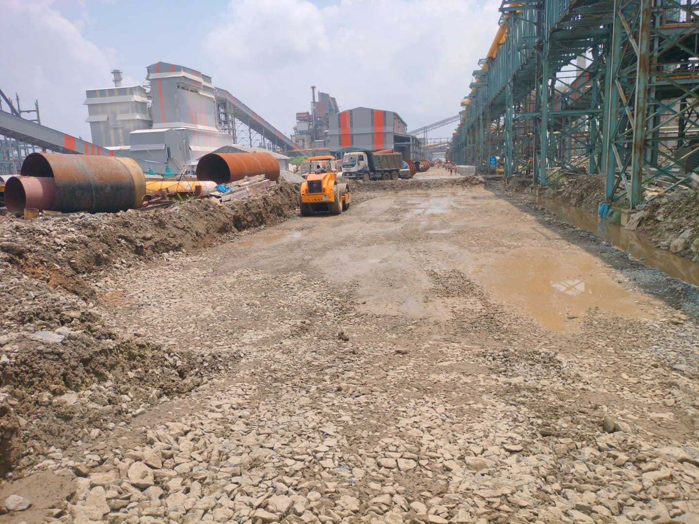 JSL Jajpur - Drain Construction Work